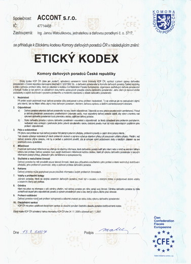 Etický kodex DP
